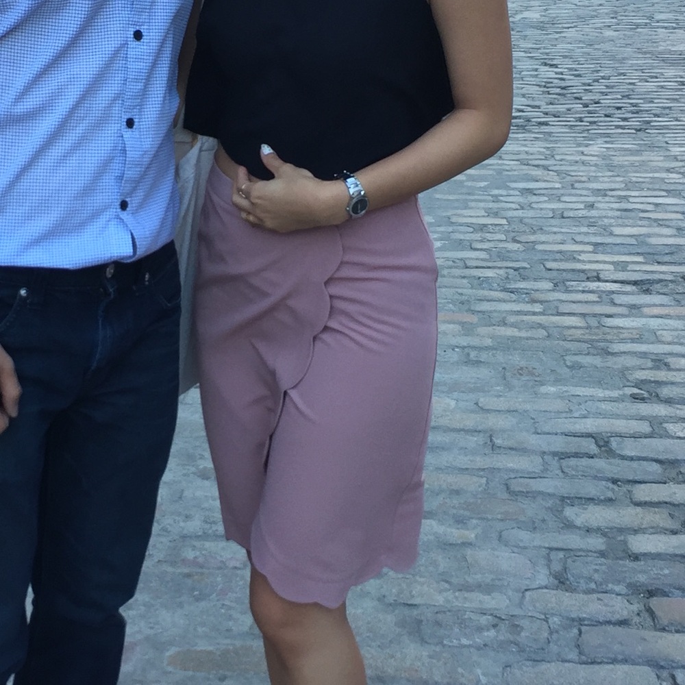 ASOS scalloped skirt